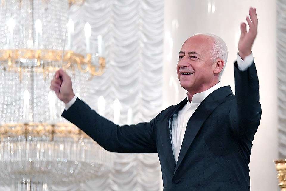 Художественный руководитель и главный дирижер Национального филармонического оркестра России и Государственного камерного оркестра `Виртуозы Москвы` Владимир Спиваков.