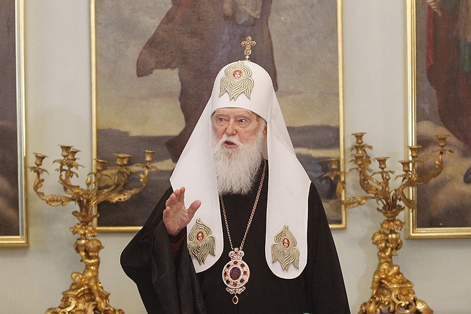Бывший глава Украинской православной церкви Киевского патриархата (УПЦ КП) Филарет