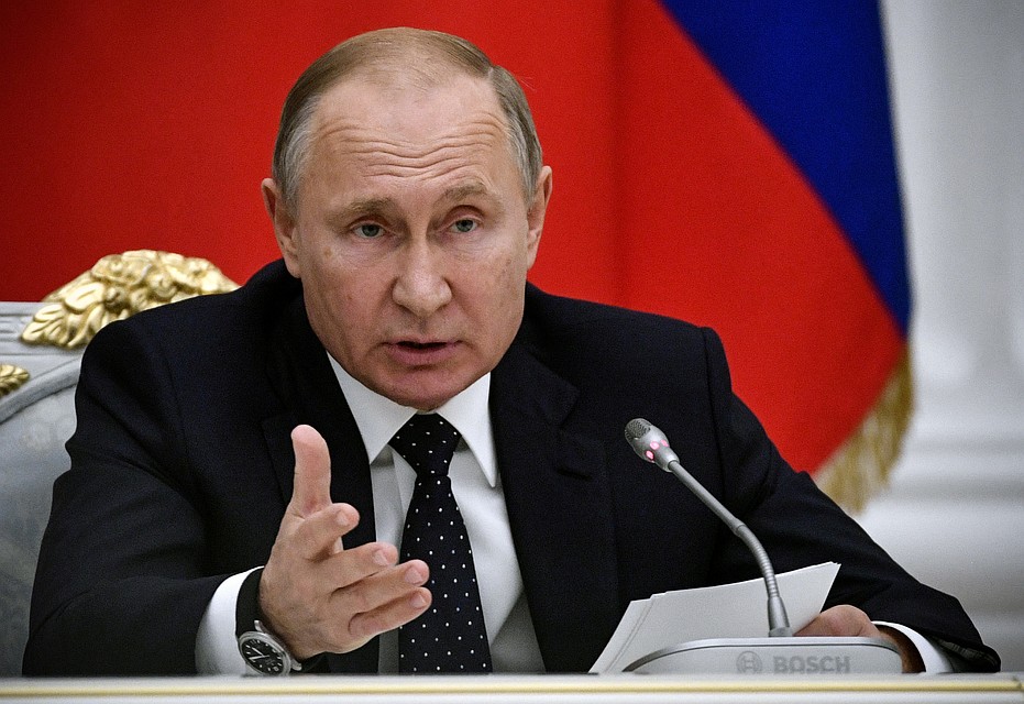 Президент России Владимир Путин