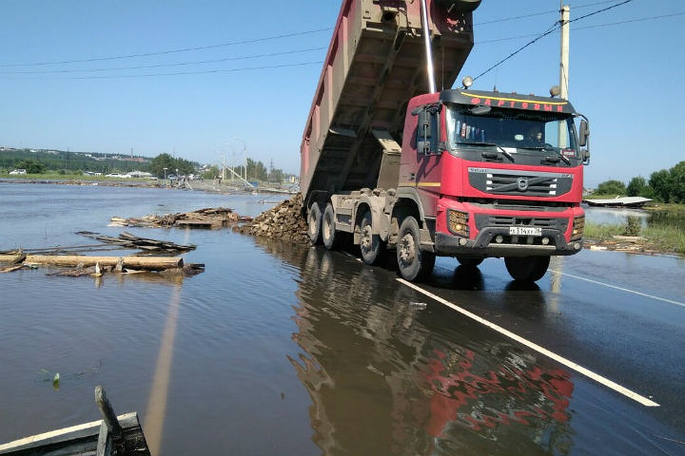 Когда откроют дорогу Иркутск-Братск, пока неизвестно. Фото: пресс-служба ФКУ Упрдор "Прибайкалье".