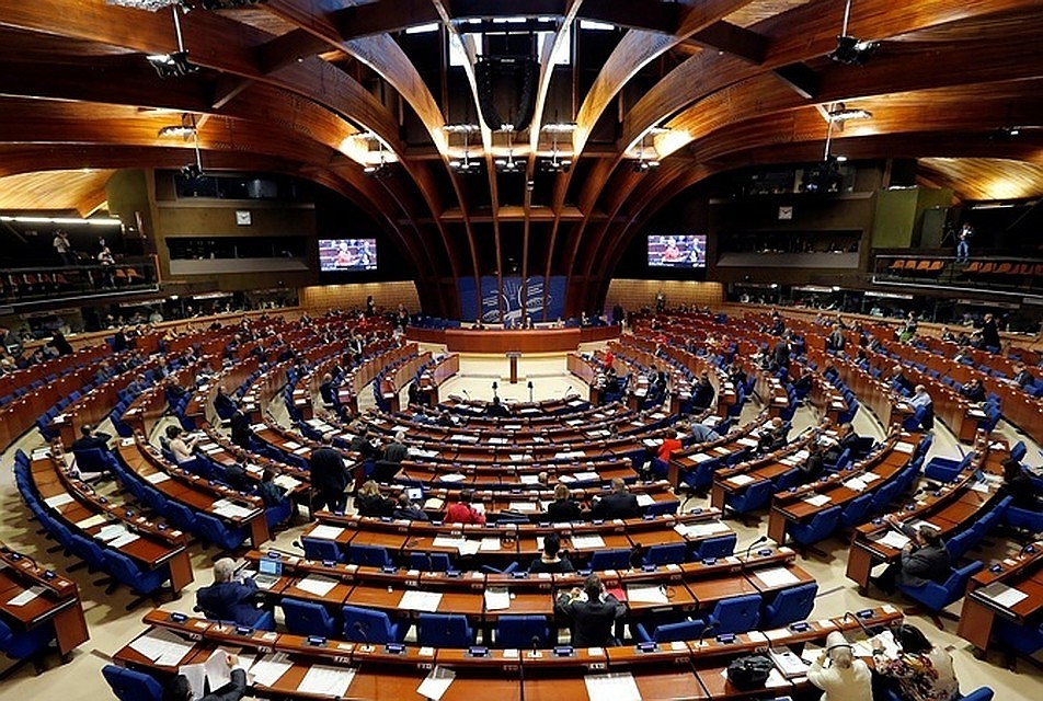Зал заседаний Парламентской ассамблеи Совета Европы