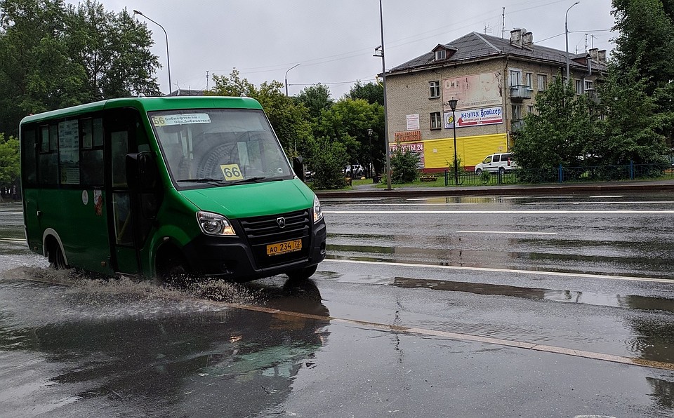 Дождь с грозой будет идти целый день в Тюмени.
