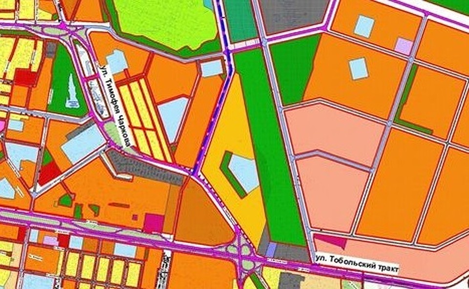 Новая улица находится в районе жилого комплекса "Звездный городок". Фото - пресс-служба администрации города Тюмени.