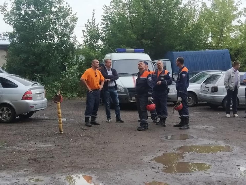 В девятиэтажке обрушились перекрытия техэтажа