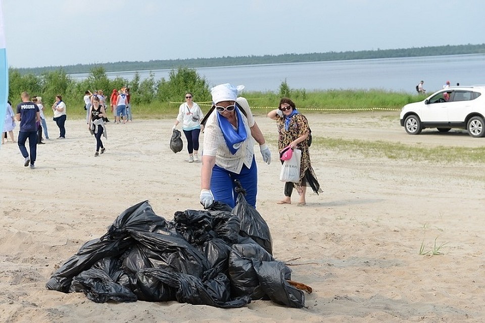 Озеру Ханто в Ноябрьске вернут статус городского пляжа. Фото Дмитрия Агатия