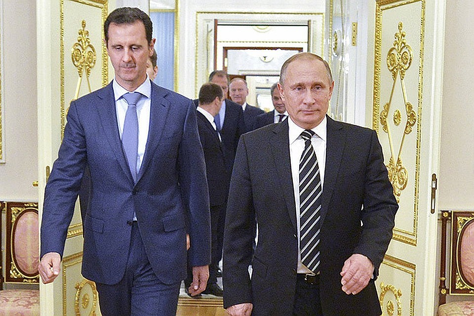 Асад и Путин обменялись поздравлениями с 75-летем дипломатических отношений