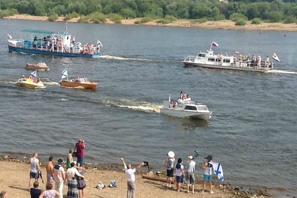В честь дня ВМФ по Вятке пройдут маломерные суда. Фото: admkirov.ru