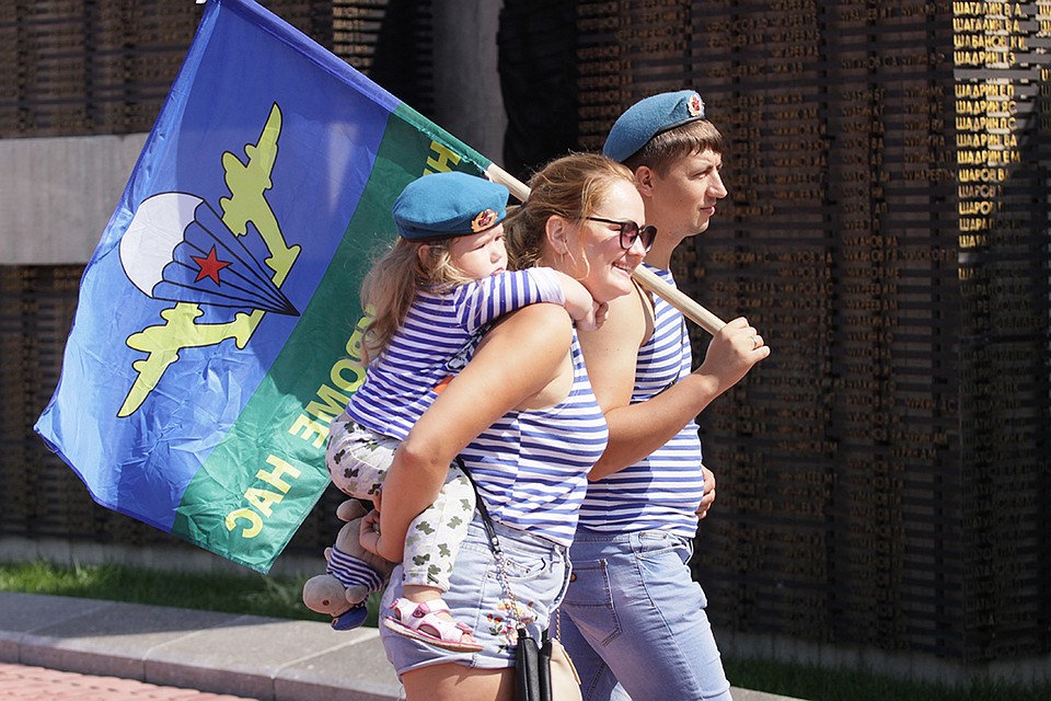 День ВДВ в Барнауле