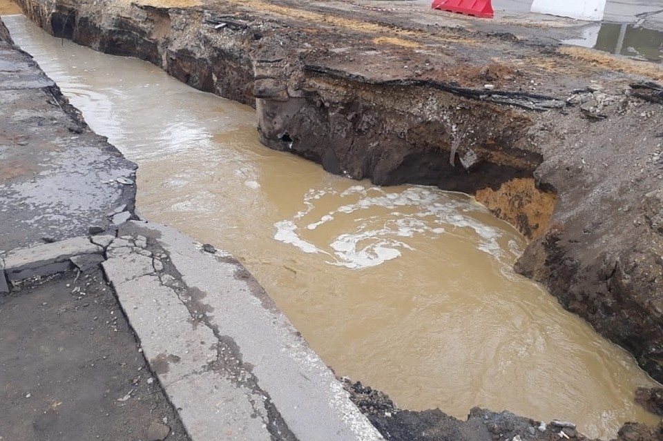 В Липецке аварийное отключение холодной воды