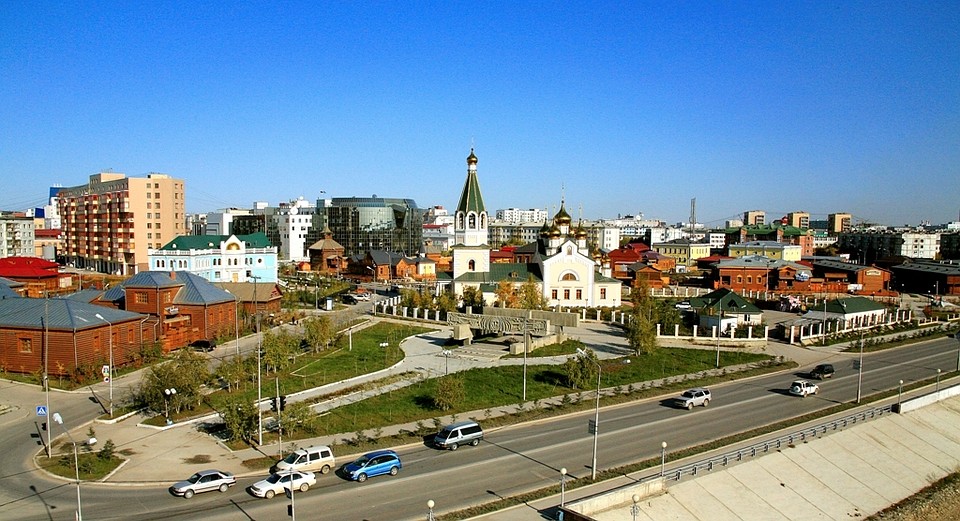 В Якутске без дождей.
