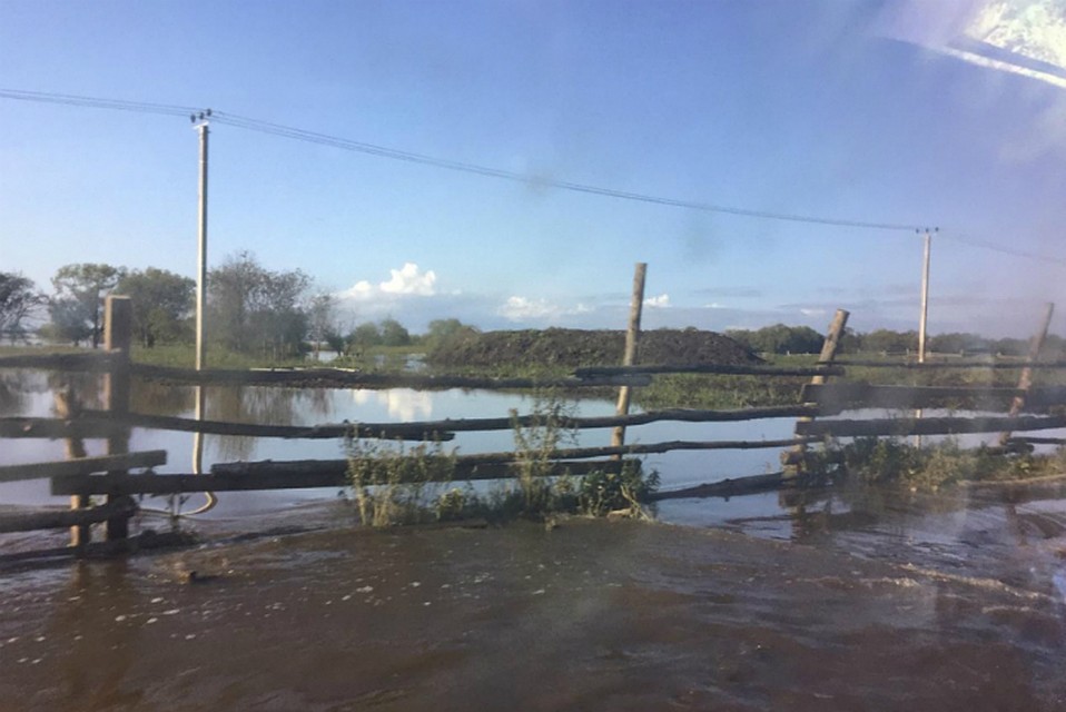 Под водой в Хабаровском крае оказались почти 17 гектаров угодий