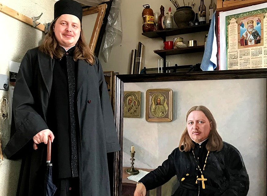Отца Вячеслава Баскакова в Твери знают многие. Он историк, ему нравится период 19 века. Фото: из личного архива отца Вячеслава Баскакова