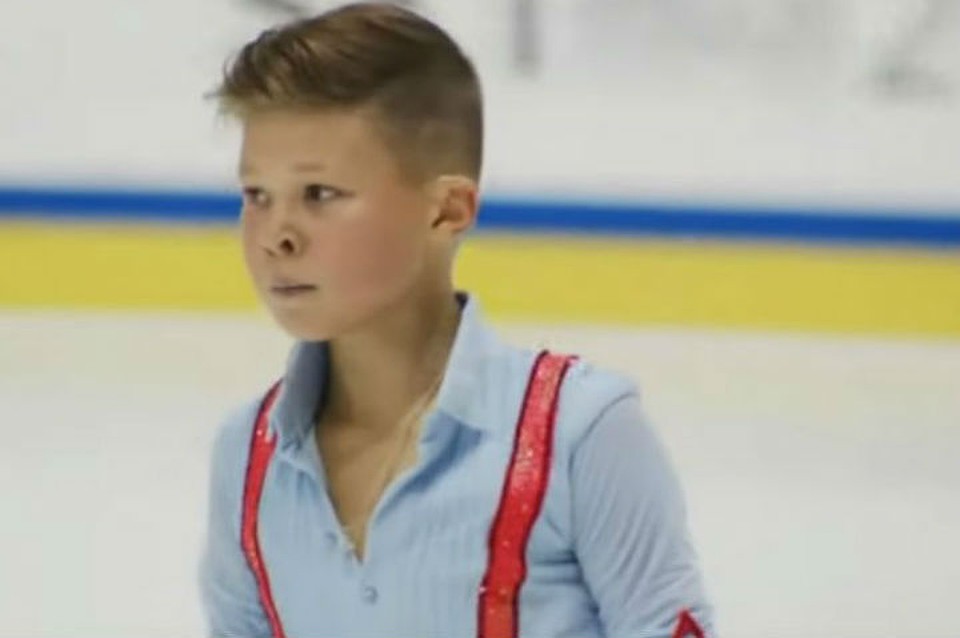 13-летний Андрей Кутовой взял бронзу на этапе Гран-при по фигурному катанию среди юниоров.
