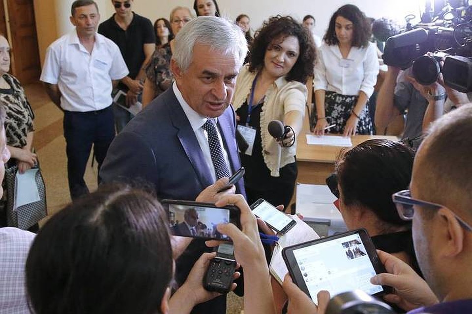 Действующий президент Абхазии Рауль Хаджимба. Фото: Валерий Матыцин/ТАСС