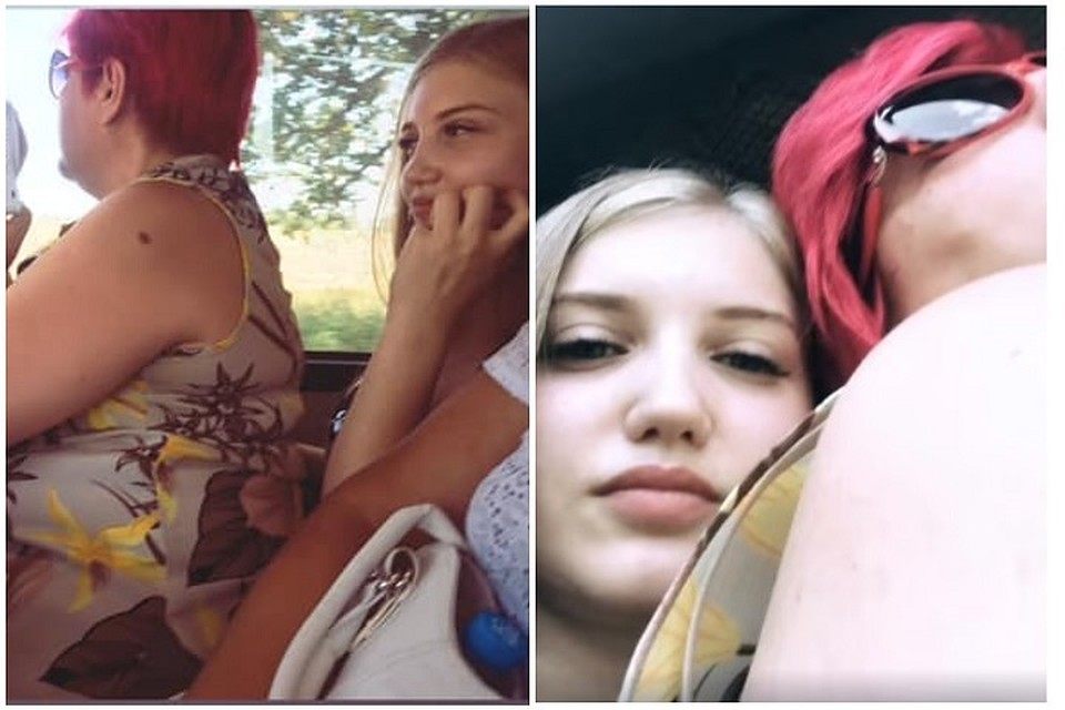 Габаритная дама уселась на колени хрупкой девочки.