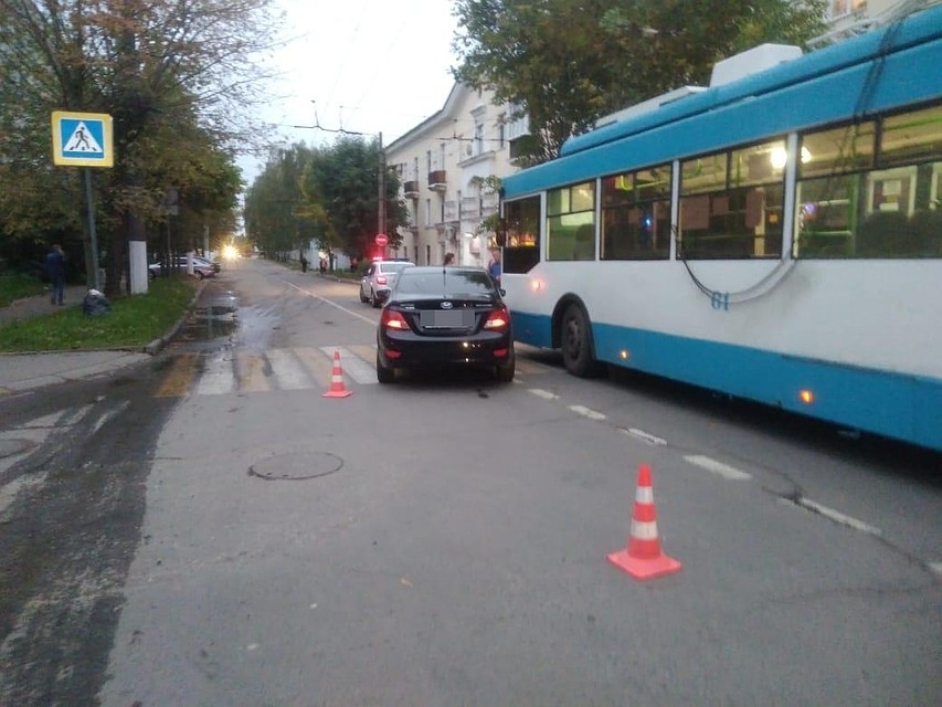 Водитель на иномарке сбил женщину на "зебре" Фото: пресс-служба УГИБДД России по Тверской области