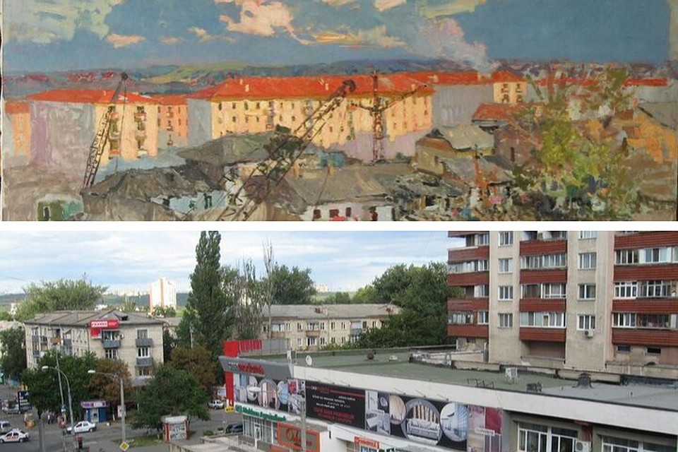 Кишинев с разницей в 50 лет.