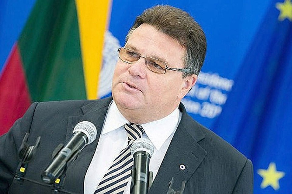 Министр иностранных дел Литвы Линас Линкявичюс. Фото: с сайта zn.ua