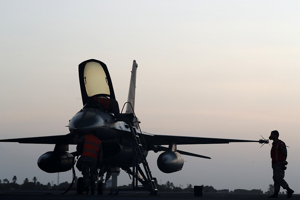 Во Франции разбился истребитель F-16