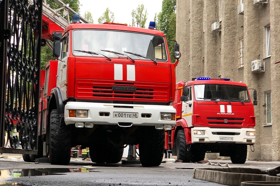 Учения МЧС в здании УМВД