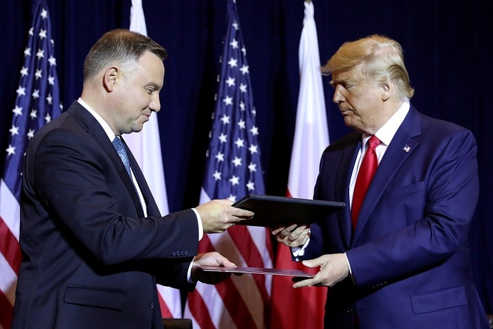 Президенты Польши и США – Анджей Дуда и Дональд Трамп – подписали Совместную декларацию об усилении оборонного сотрудничества