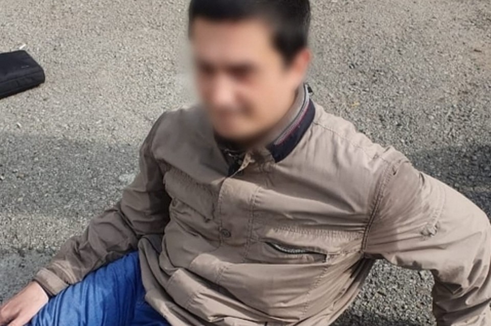 Нападавший молодой человек. Фото: УМВД по Приморскому краю