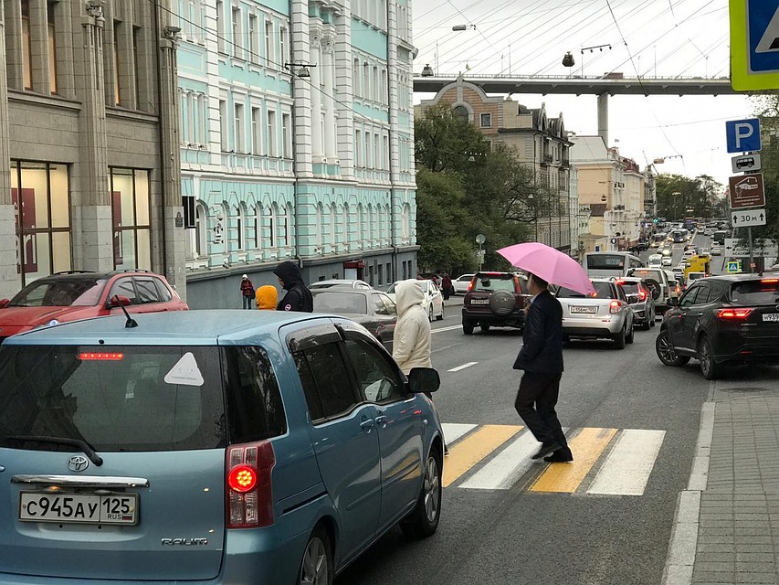 Пробка на Светланской.