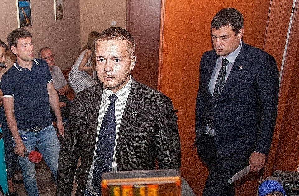 Сергей Ванкевич во время суда.