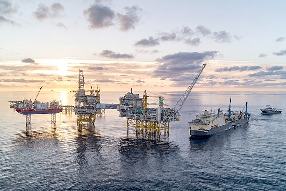 Добыча на месторождении "Johan Sverdrup" в Северном море началась на два месяца раньше срока. Фото: с сайта energyvoice.com