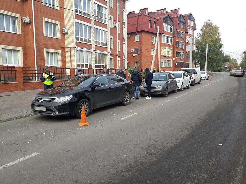 Авария произошла на улице Лермонтовской