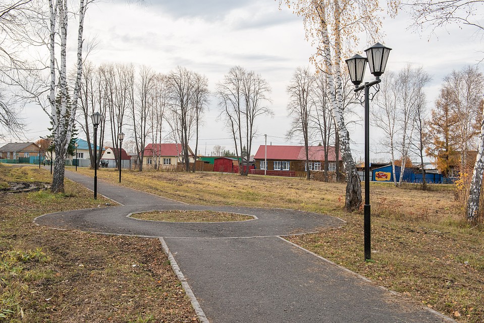 В Юргинском районе благоустроят центральный парк
