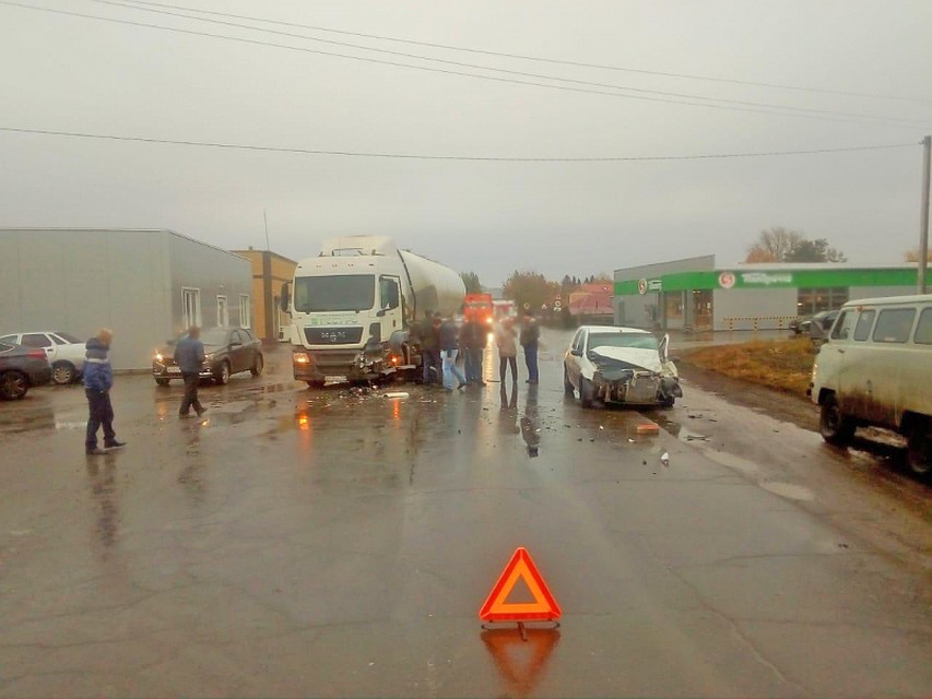 ДТП произошло в Токаревке