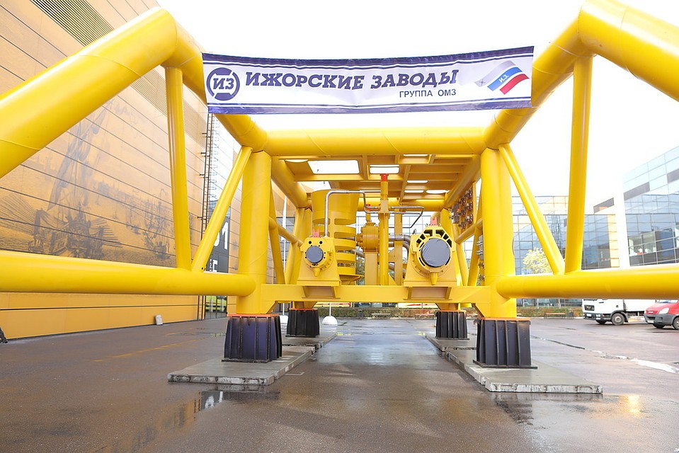 Образец манифольда для подводной добычи углеводородов. Автор фото: из личного архива «Ижорские заводы».