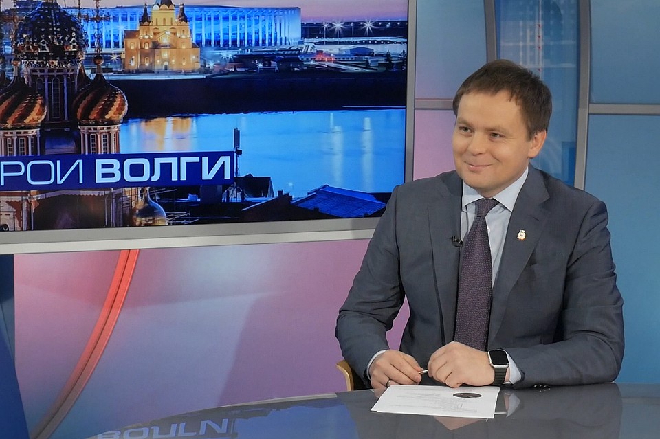 Замглавы Нижнего Новгорода Виктор Сдобняков в эфире программы «Герои Волги».