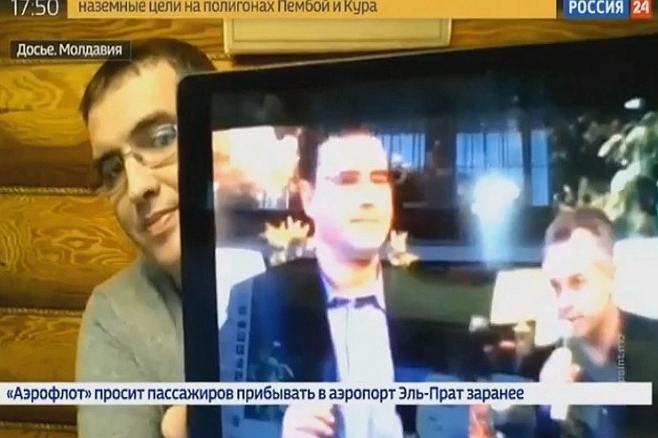 Плахотнюк поздравляет Усатого с днем рождения. Фото: скриншот из видео