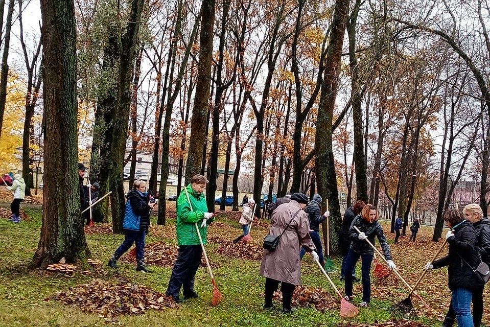 На генеральную уборку Петербурга вышли 220,5 тысяч человек. Фото: gov.spb.ru