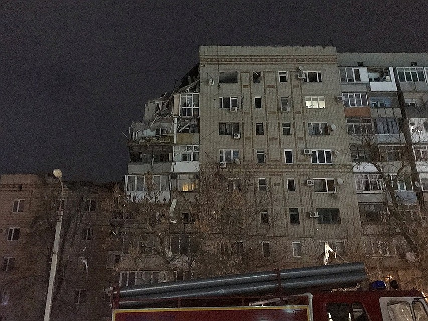 Основные разрушения пришлись на верхние этажи.Фото: соцсети