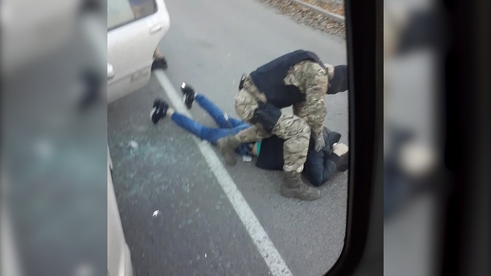 Задержание грабителей