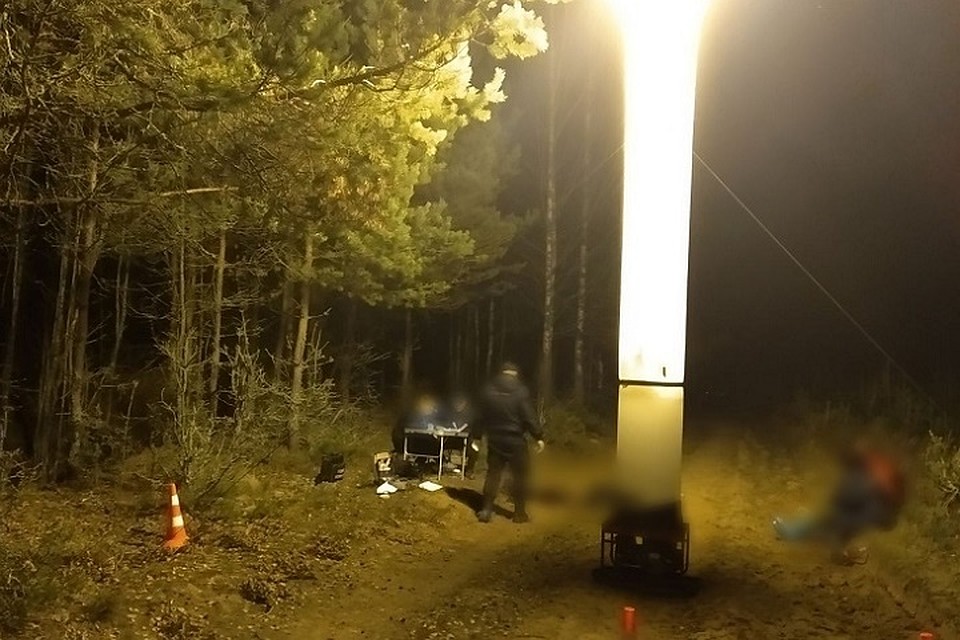 Убийца поджидал жертве в лесу у его машины. Фото: УСК по Витебской области.