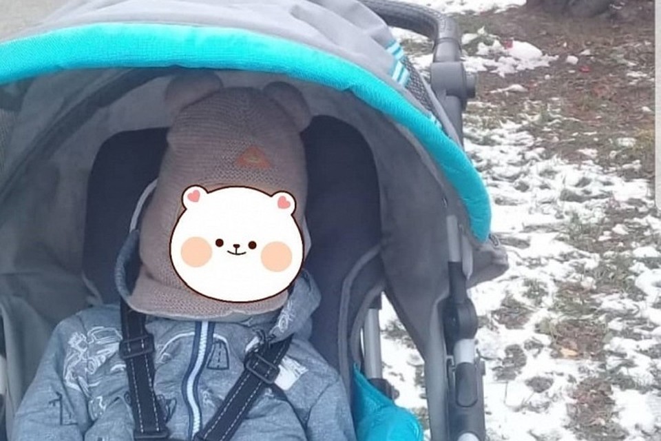 Без коляски гулять с мальчиком у мамы не получится. Фото: Instagram Евгения Ройзмана