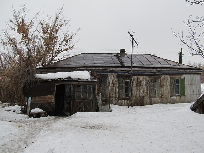 Дом, где произошло убийство.
