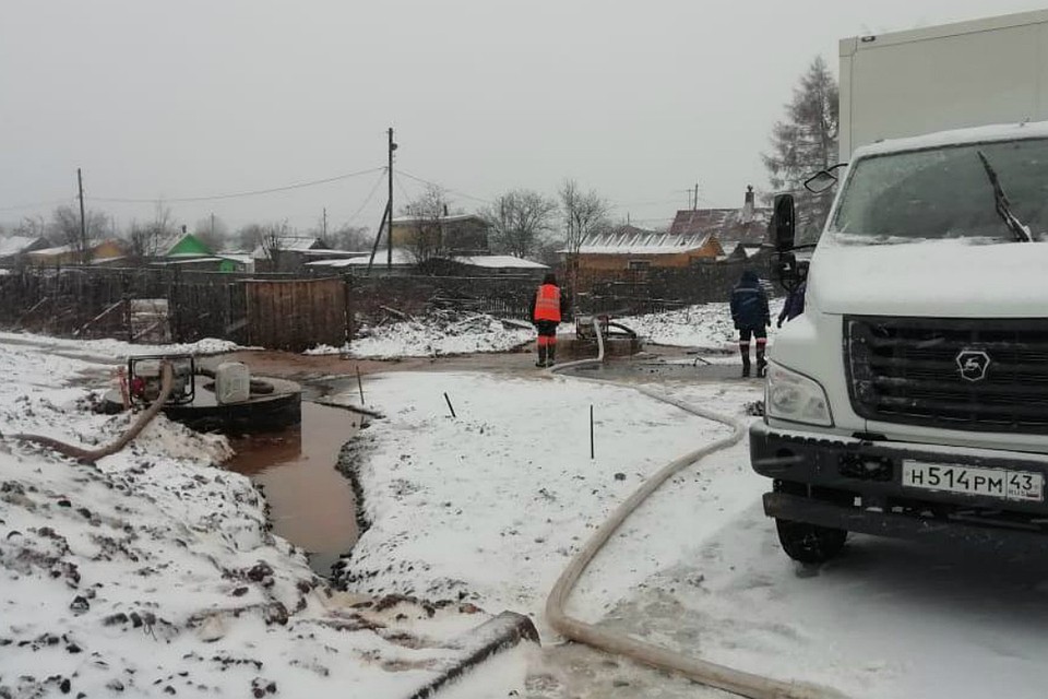 Жилые дома были под угрозой затопления. Фото: http://www.admkirov.ru