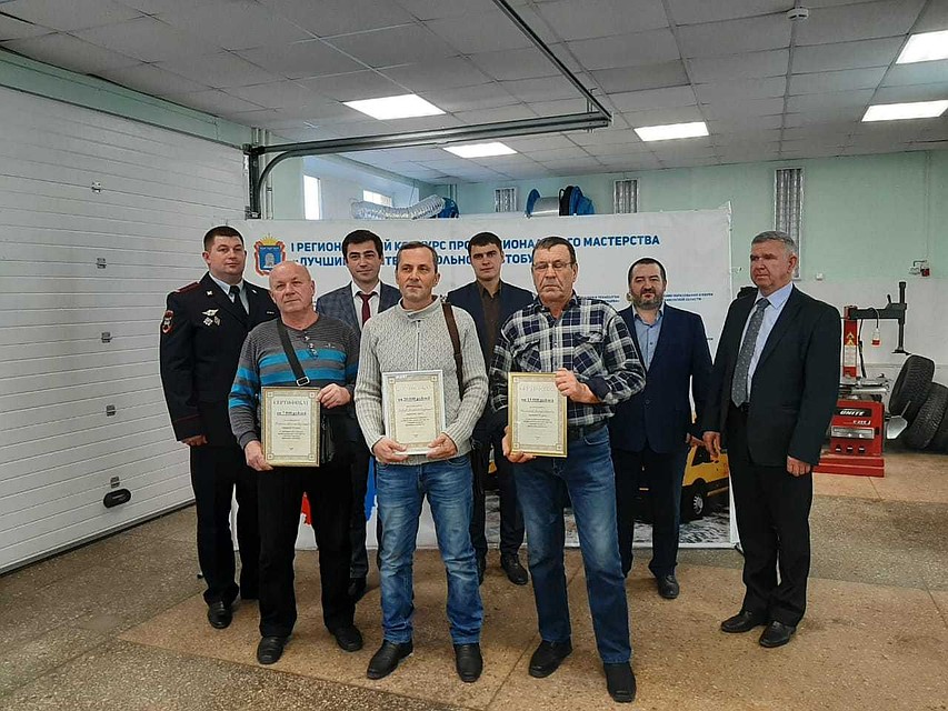 Победители регионального конкурса «Лучший водитель школьного автобуса»