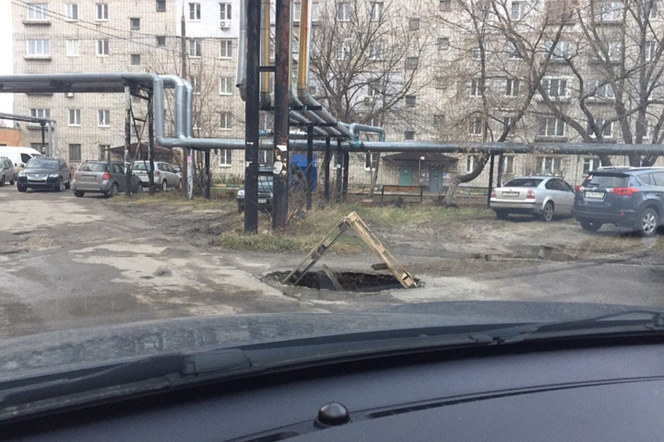 Провал на Архангельской заделали после жалоб нижегородцев в соцсетях