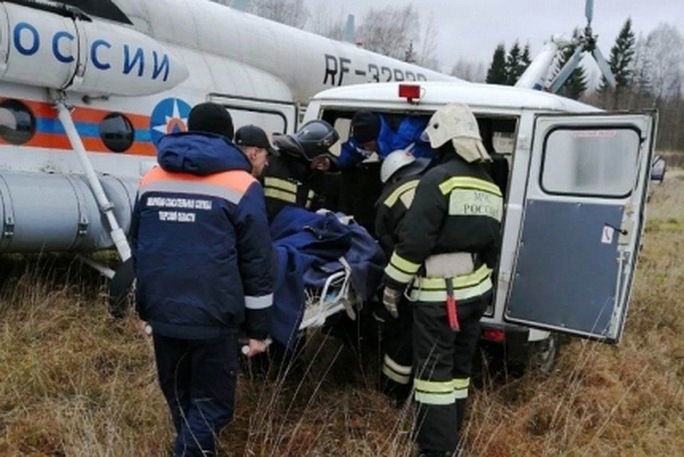 Пациентов доставили в Тверь из Бежецкой ЦРБ Фото: ГУ МЧС России по Тверской области