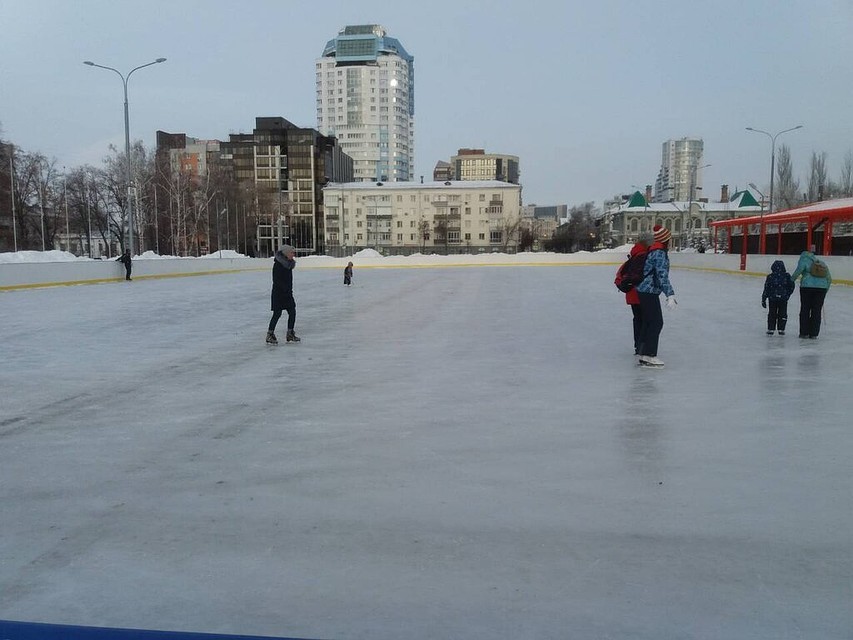 На площади Куйбышева устроят каток