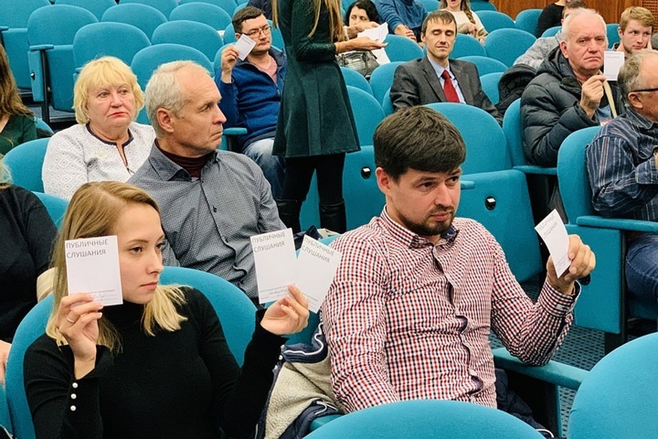 Все присутствующие проголосовали за проект планировки полуострова Шкота
