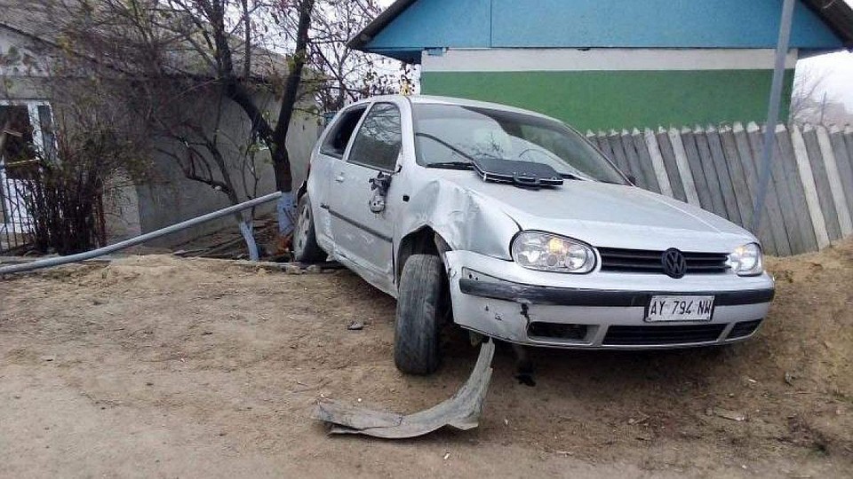 Место аварии.