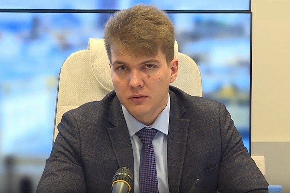 Максим Захаров. Кадр из прямого эфира.