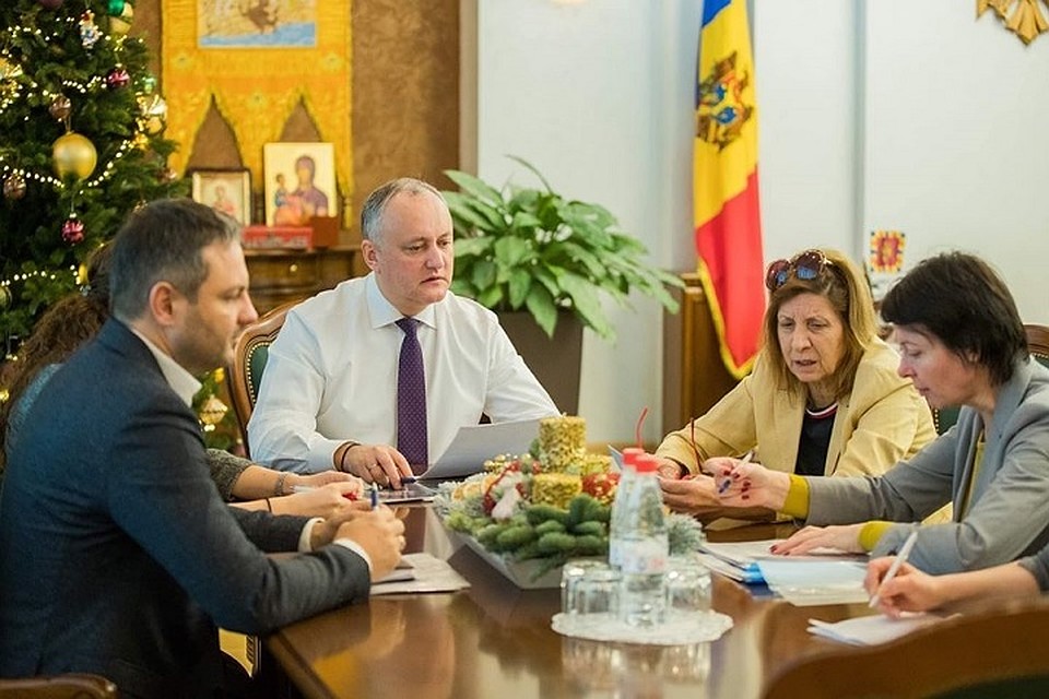 Президент Молдовы стал самым активным политиком ноября. Фото: пресс-служба президента